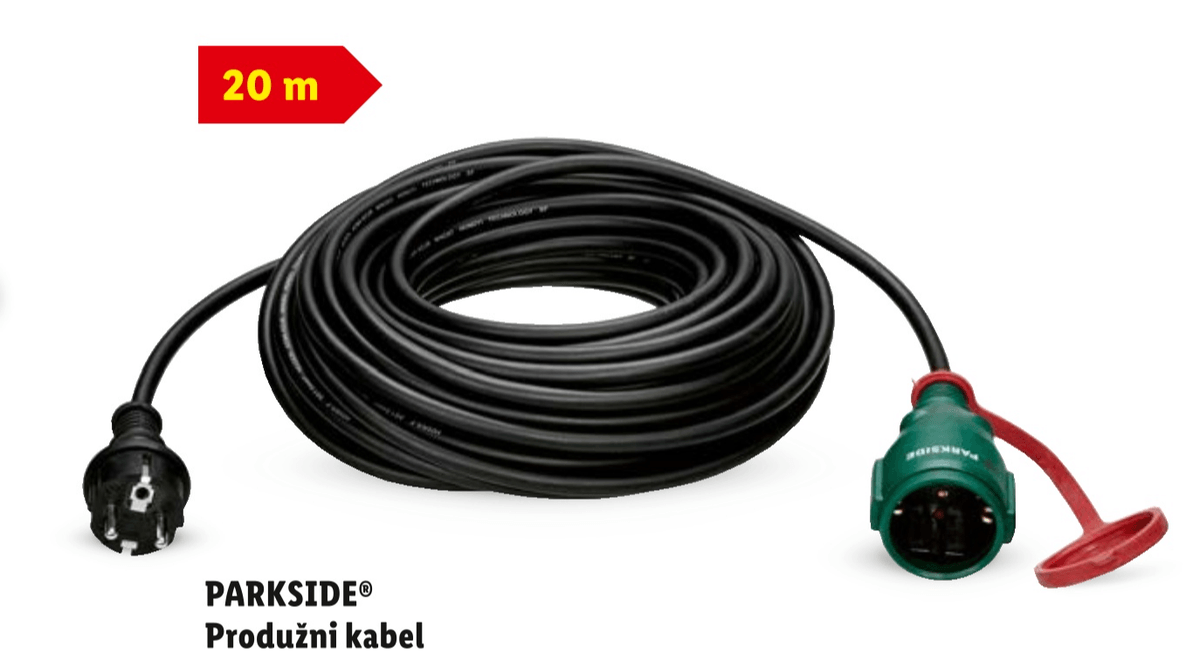 PARKSIDE® Produžni kabel - Akcija u trgovini Lidl