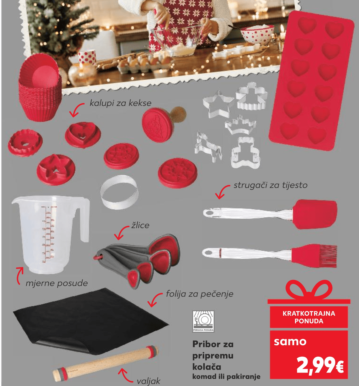 Pribor za pripremu kolača komad ili pakiranje SPICE & SOUL - Akcija u trgovini Kaufland