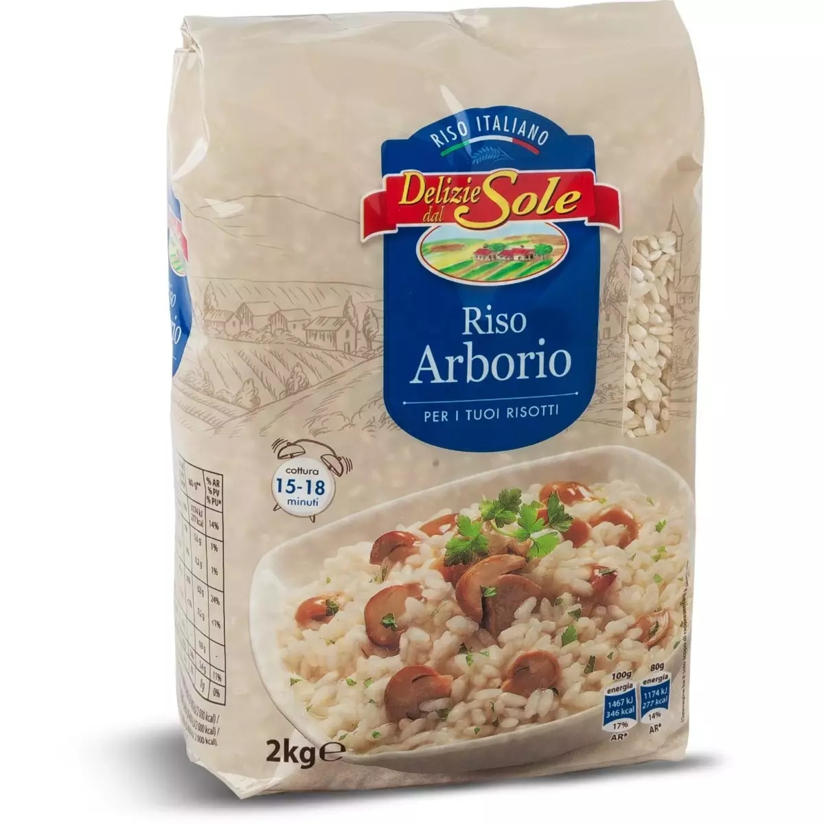 Delizie Sole Riso Arborio 2 kg Akcija u trgovini Eurospin