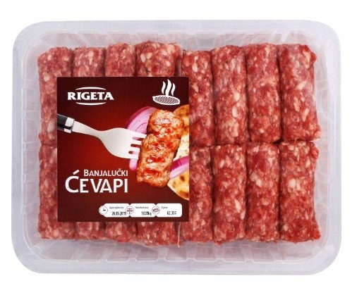 Banjalučki ćevapčići 1 kg Rigeta - Akcija u trgovini Kaufland