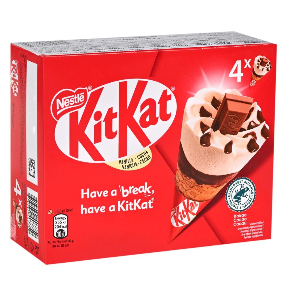 Sladoled Kit Kat 4 x 100 ml Nestle - Akcija u trgovini Spar