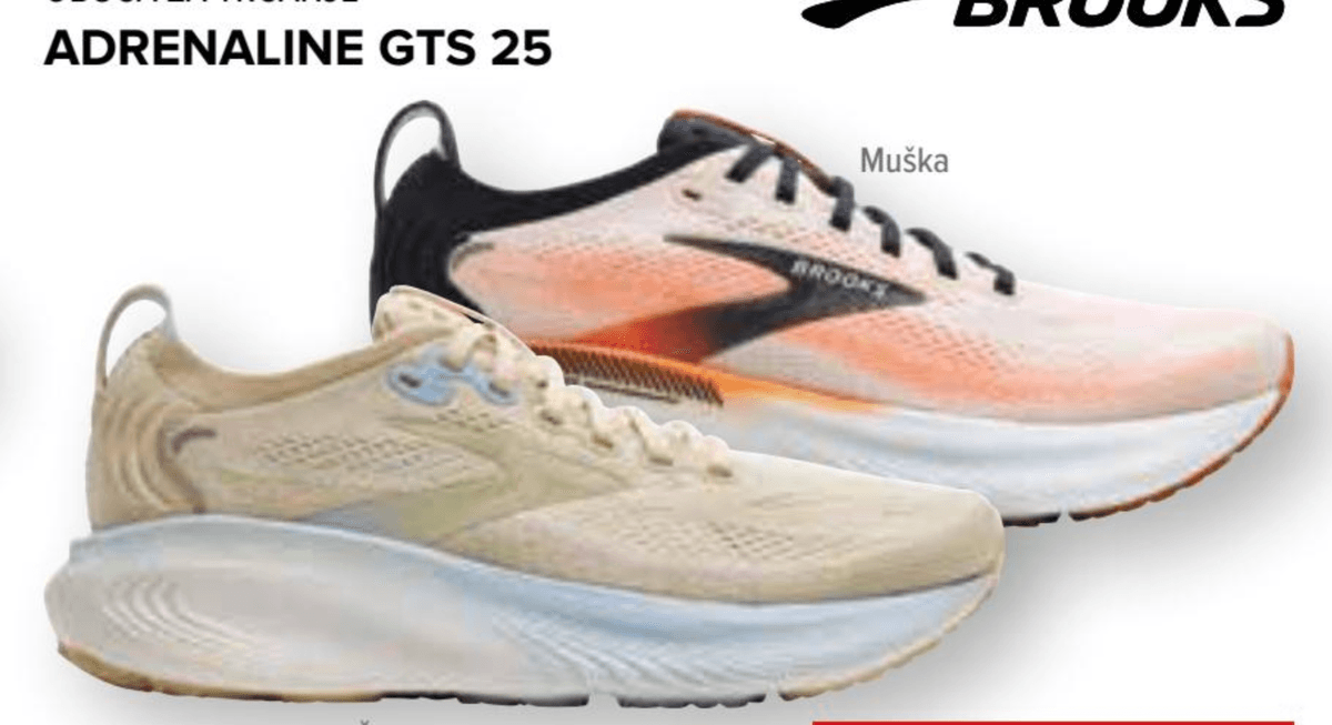 Brooks Adrenaline GTS 25 - Akcija u trgovini Hervis