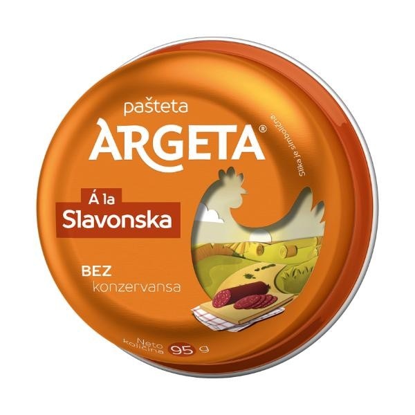 Pašteta kokošja ili kokošja slavonska Argeta 95 g - Akcija u trgovini KTC