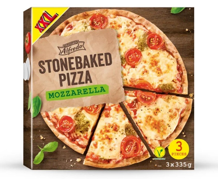 TRATTORIA ALFREDO Pizza mozzarella 3 x 335 g - Akcija u trgovini Lidl