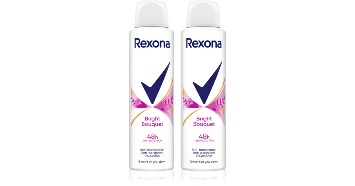 Set Rexona bright bouquet 150ml + 250ml - Akcija u trgovini Konzum