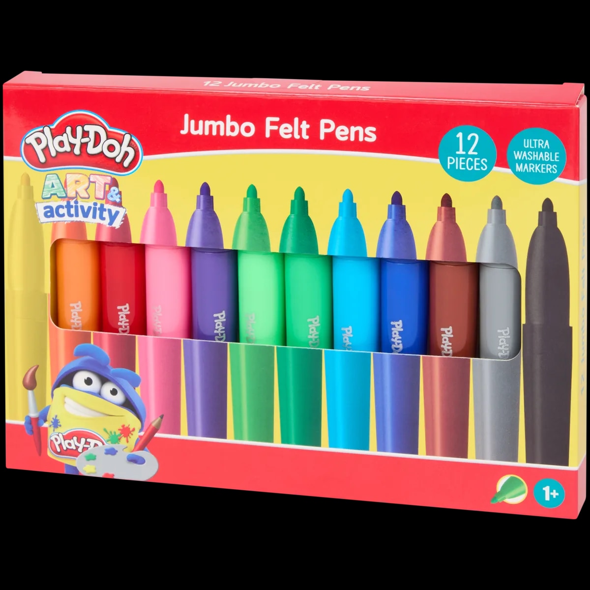 Play-Doh markeri s vrhom od filca 12 komada Akcija u trgovini Action