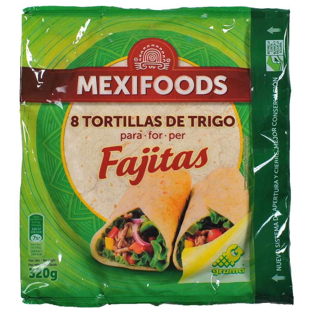 Mexifoods Tortilla Pšenična Fajitas 8kom 320g - Akcija u trgovini Žabac