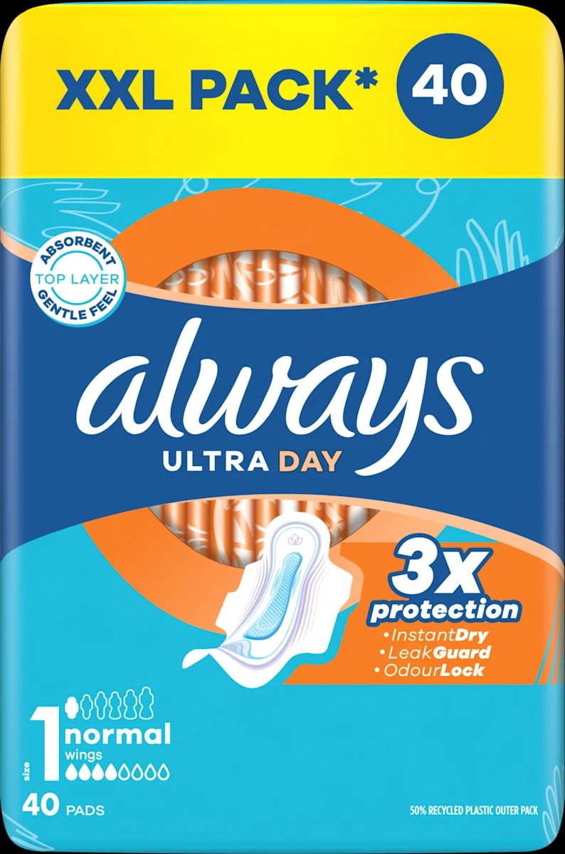 Always higijenski dnevni ulošci 40 kom – 74 kom - Akcija u trgovini Mueller