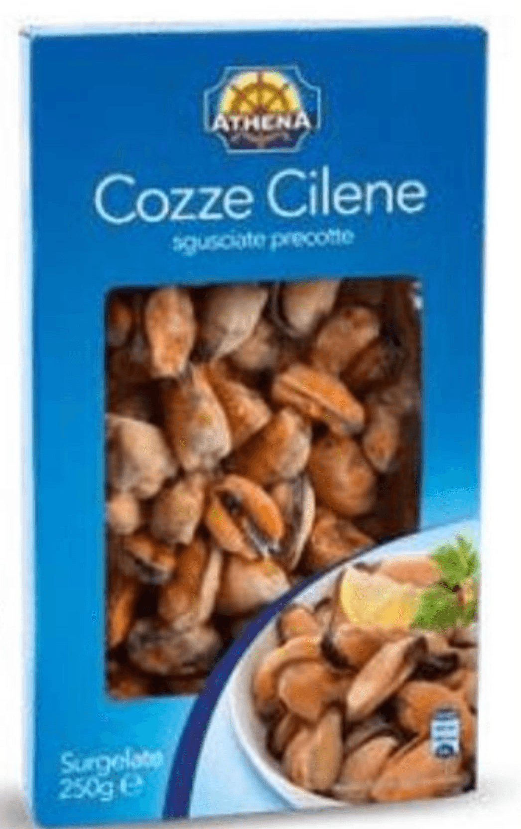 Dagnje očišćene 250 g Athena - Akcija u trgovini Eurospin