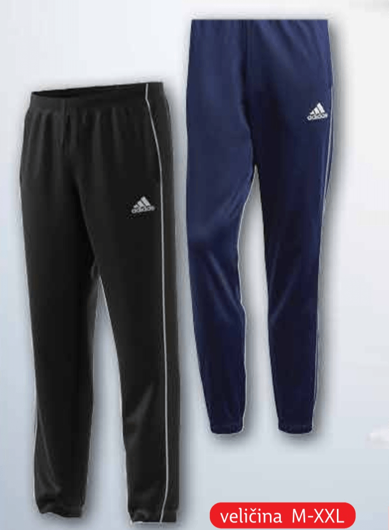 Sportske hlače Adidas - Akcija u trgovini Plodine