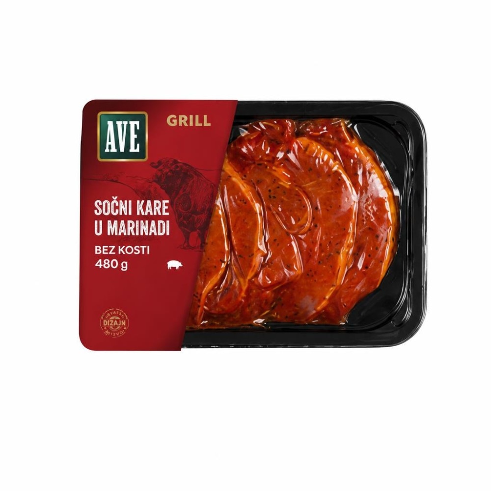 Sočno carsko meso u marinadi 480 g AVE Grill Akcija u trgovini Konzum