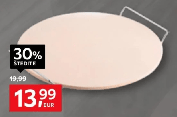 Kamen za pizzu - Akcija u trgovini Lesnina