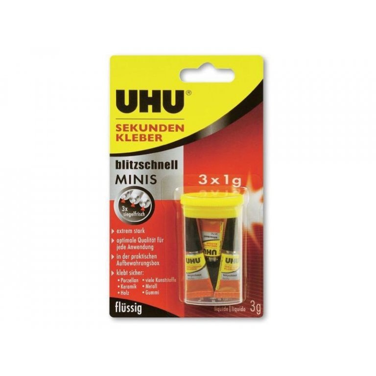 UHU Super Glue Minis 3 x 1 g - Akcija u trgovini Spar