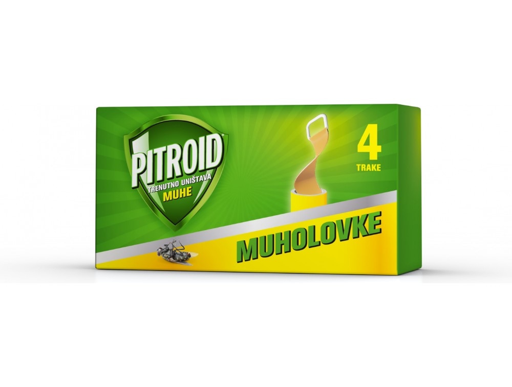 Pitroid Muholovke 4 kom - Akcija u trgovini KTC