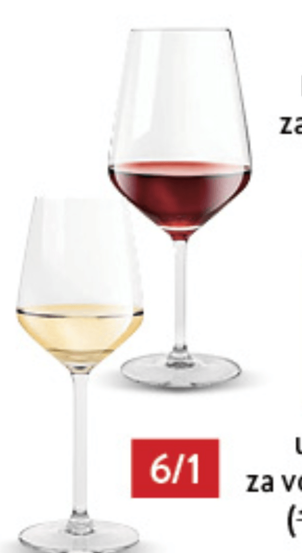 Enologia čaša 6/1, set - Akcija u trgovini Konzum