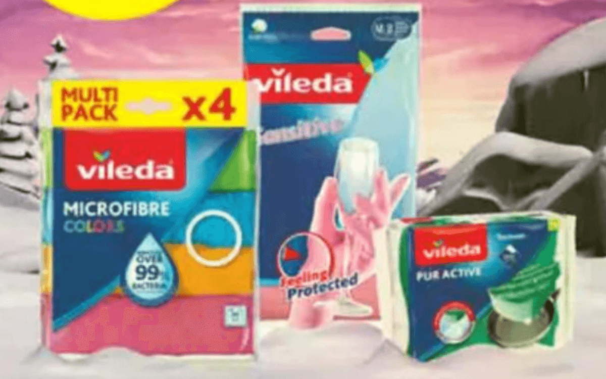 Odabrani Vileda proizvodi za čišćenje kućanstva - Akcija u trgovini Bipa