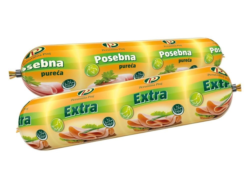 Perutnina Ptuj Extra Posebna pileća ili pureća polutrajna kobasica 1200 g Akcija u trgovini Plodine