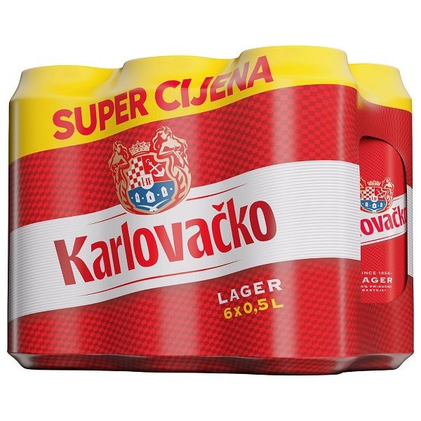 Karlovačko Pivo 6pack 6 x 0,5 l Akcija u trgovini Pivac