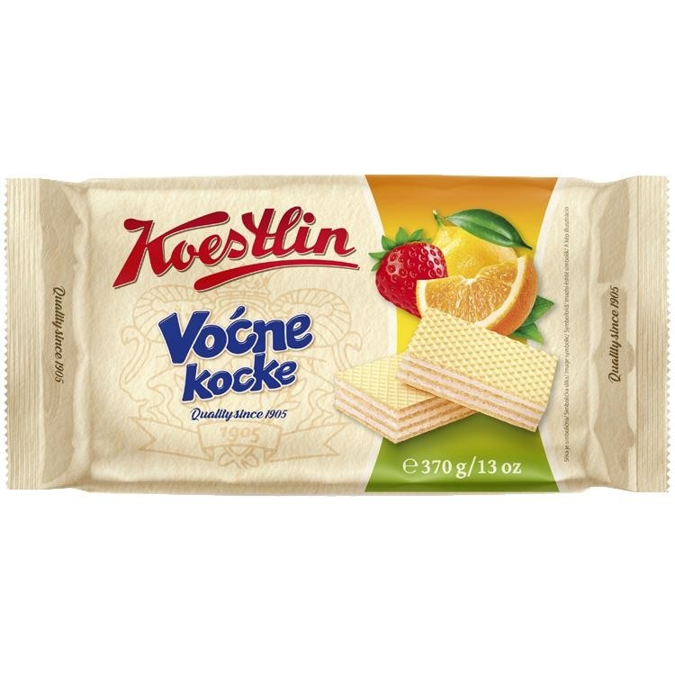 Kostelin napolitanke voćne kocke 370 g Koestlin Akcija u trgovini 365 Market