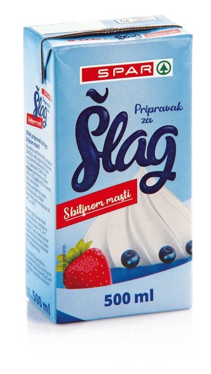 Biljni pripravak za šlag SPAR 500 ml - Akcija u trgovini Interspar