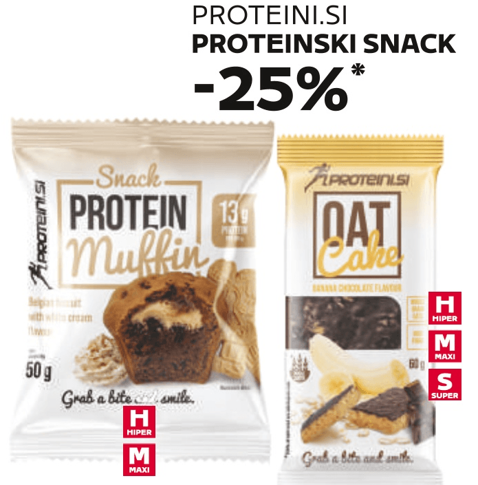 Proteini.si Proteinski snack - Akcija u trgovini Tommy