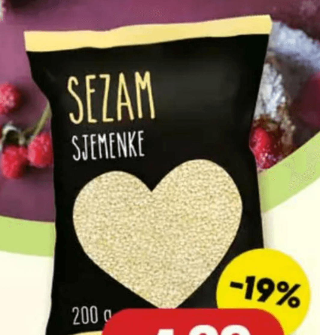 Sjemenke sezama 200 g - Akcija u trgovini Stanić Diskont