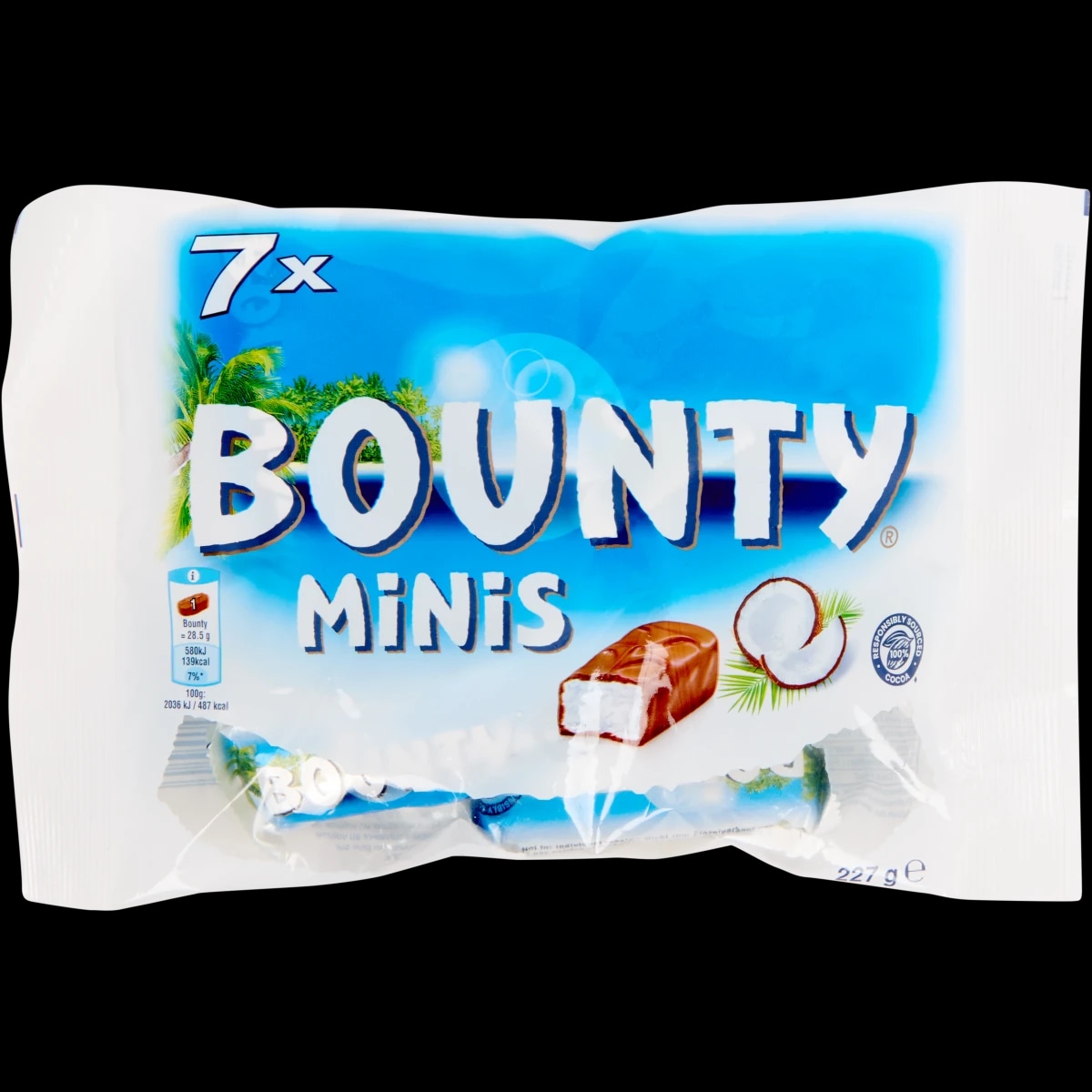 Bounty Mini's Pakiranje od 7 komada | 227 grama - Akcija u trgovini Action