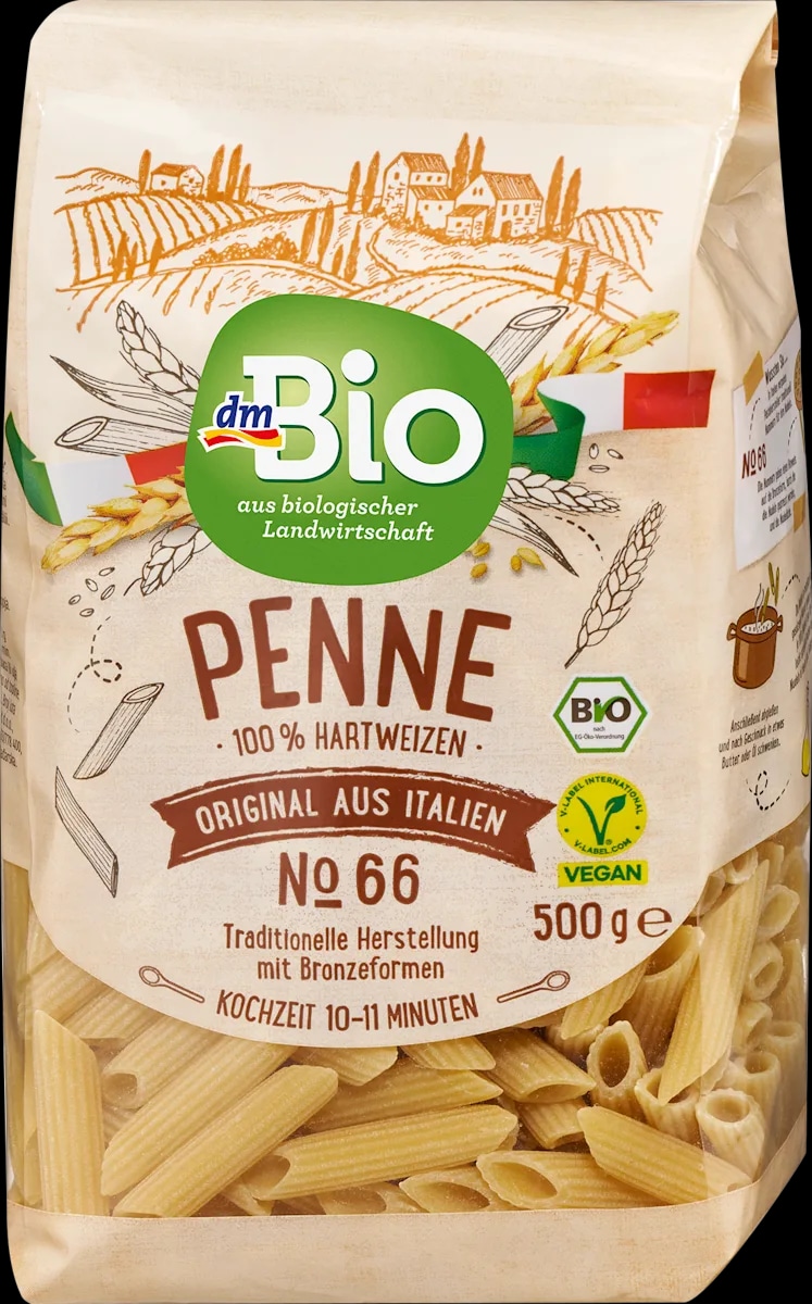 dmBio tjestenina Penne 500 g - Akcija u trgovini Dm