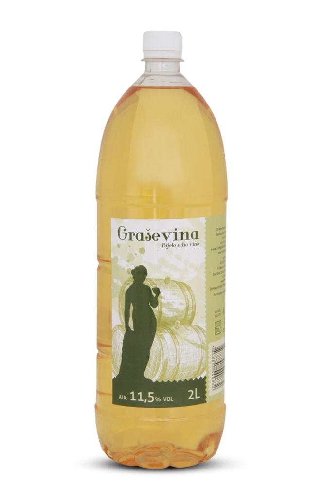 Vino Graševina 2l - Akcija u trgovini Konzum