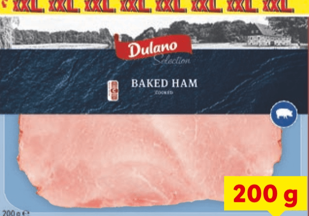 DULANO SELECTION Kuhana šunka 200 g - Akcija u trgovini Lidl