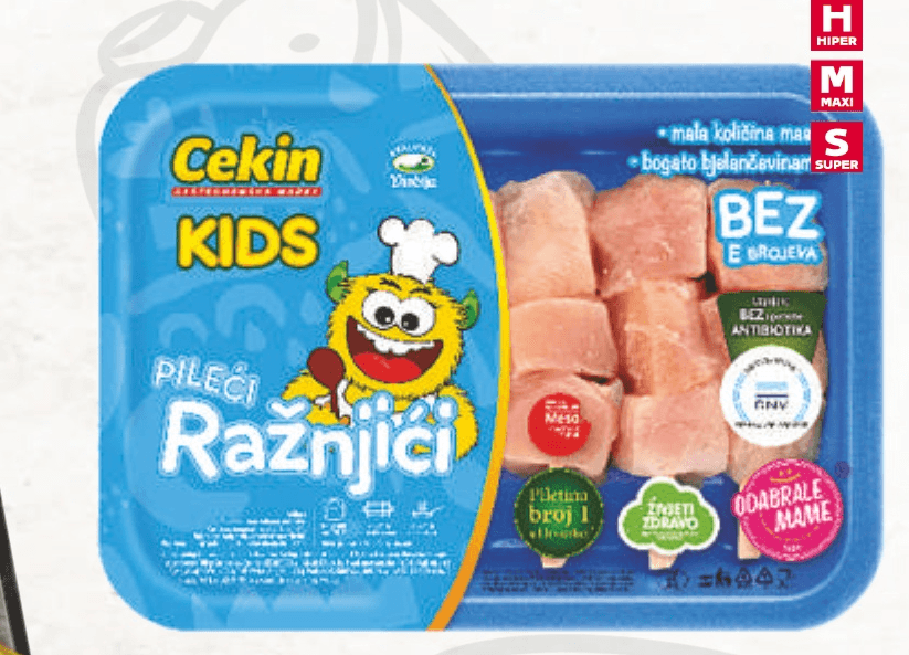 Cekin Pileći ražnjići 450 g - Akcija u trgovini Tommy