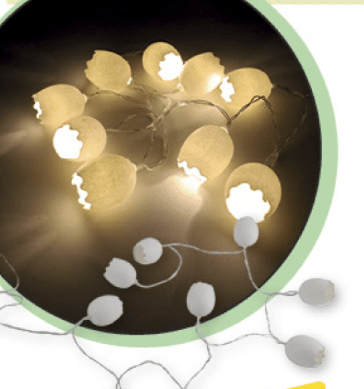 Uskrsna jaja LED svijetla - Akcija u trgovini Konzum