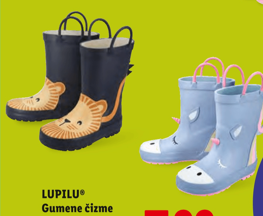 Lupilu Gumene čizme Par - Akcija u trgovini Lidl