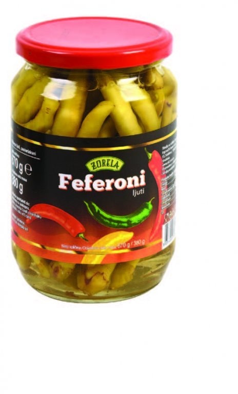 Zorela Feferoni blagi 350 g (ocijeđena masa 180 g) - Akcija u trgovini Bakmaz