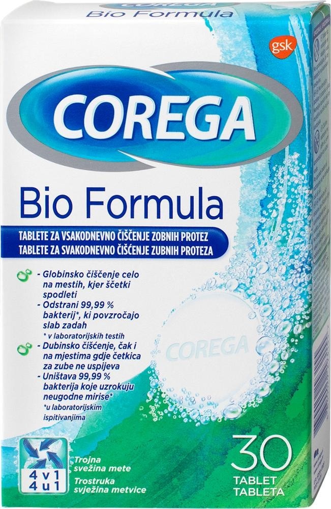 Corega tablete za čišćenje ili krema za pričvršćivanje zubnih proteza 30 kom ili 40 g Akcija u trgovini Lidl