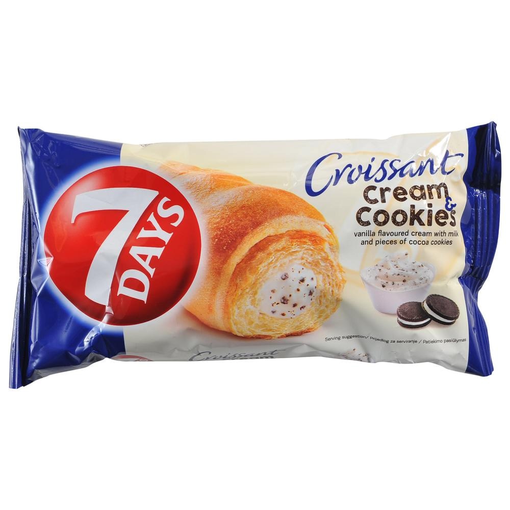 7 Days Croissant Cream & Cookies 60g - Akcija u trgovini Žabac