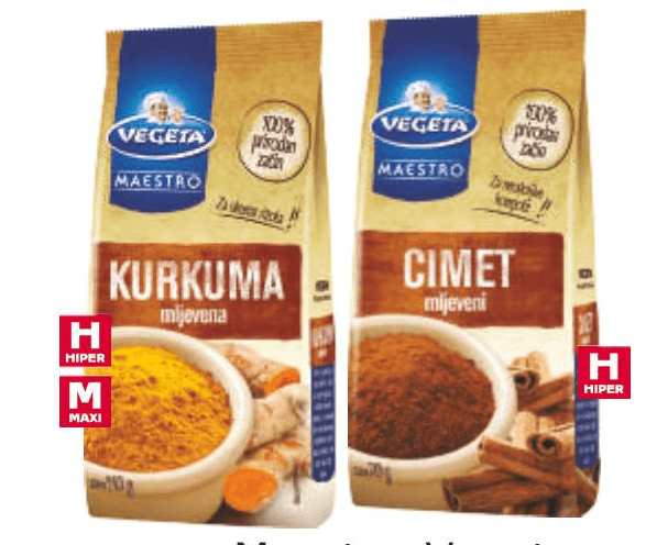 Maestro, Vegeta Začin 110 g ili 70 g - Akcija u trgovini Tommy
