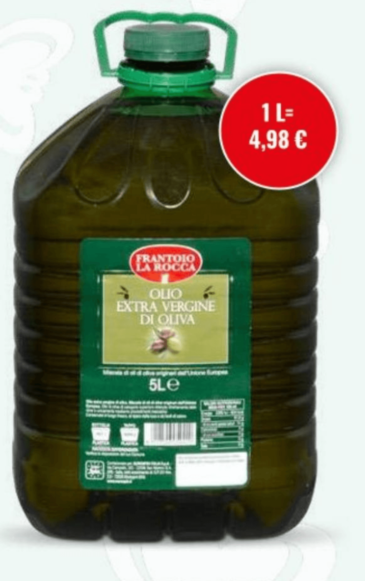 Ekstra djevičansko maslinovo ulje 5 l Frantoio La Rocca - Akcija u trgovini Eurospin