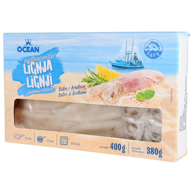 Ocean Lignja Patagonica 400 g Akcija u trgovini Konzum