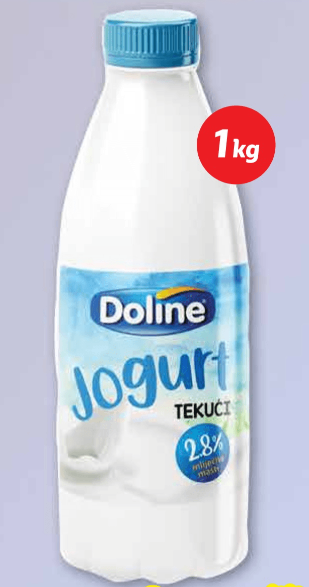Doline Tekući jogurt 1 kg - Akcija u trgovini Plodine