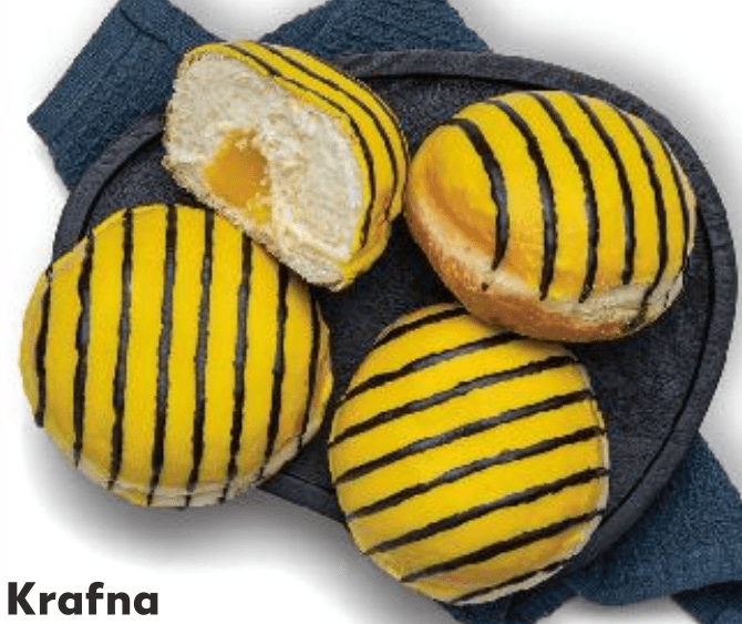 Krafna s nadjevom od likera od jaja 80 g - Akcija u trgovini Kaufland