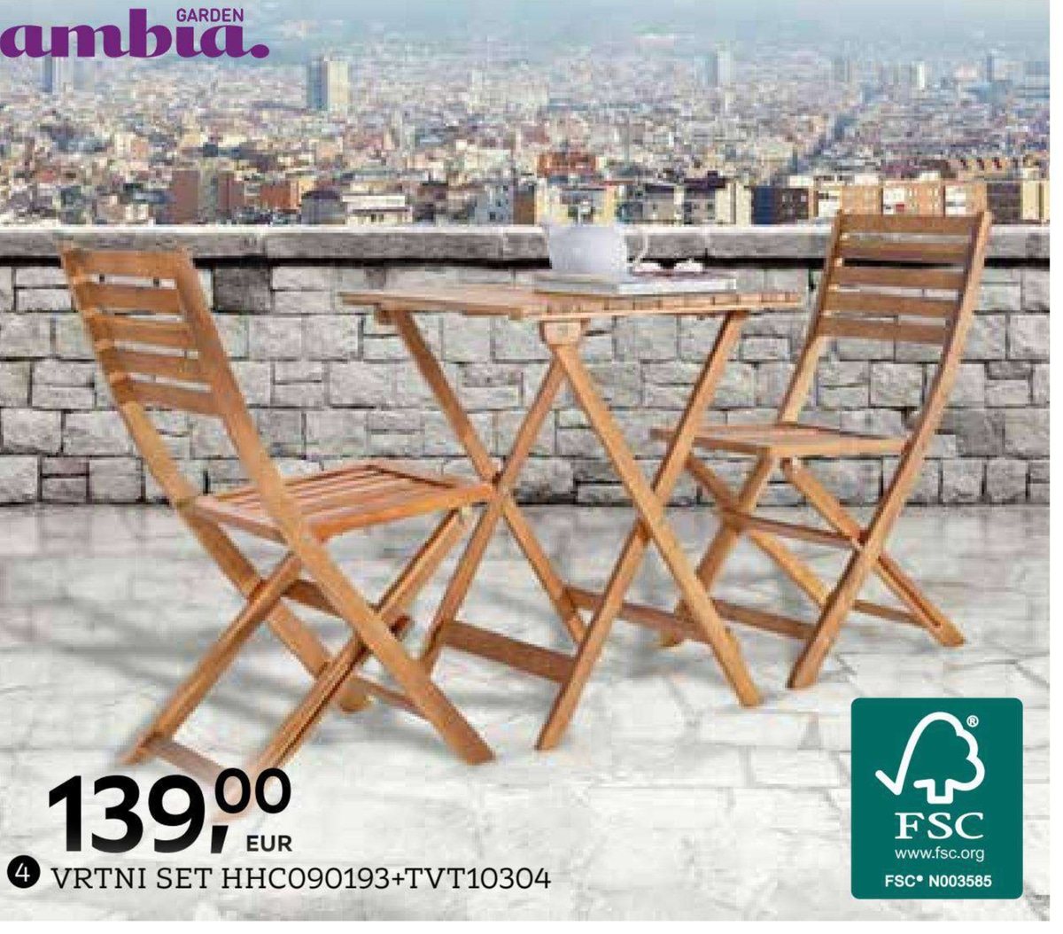 Vrtni set HHC090193+TVT10304 Ambia Garden - Akcija u trgovini Lesnina