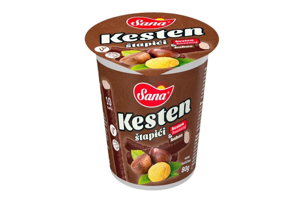 Kesten štapići 80 g Sana - Akcija u trgovini KTC