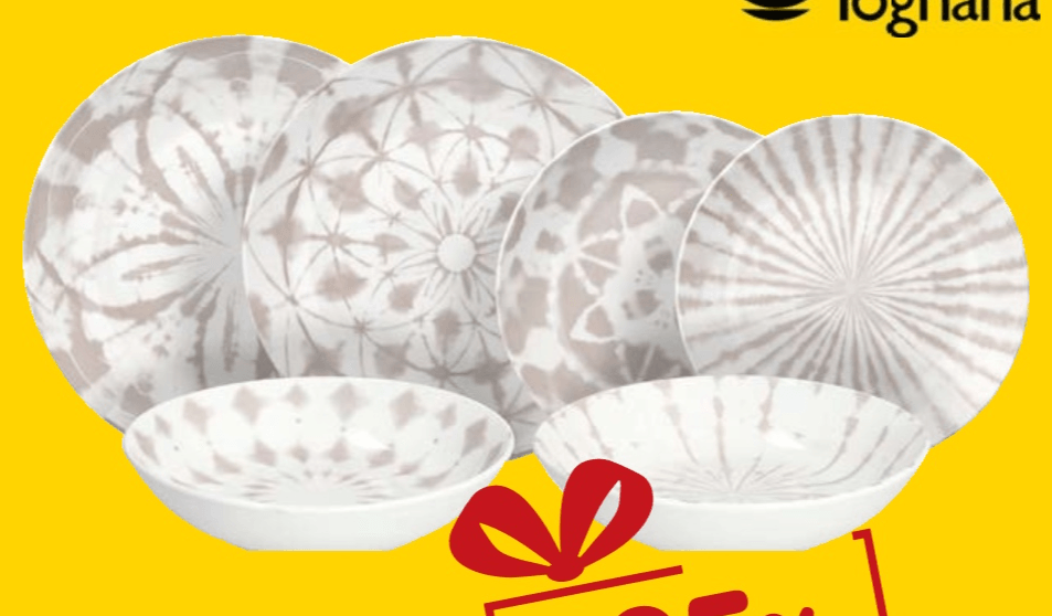 Set tanjura Mallorca 18-dijelni, 1 set Tognana - Akcija u trgovini Interspar