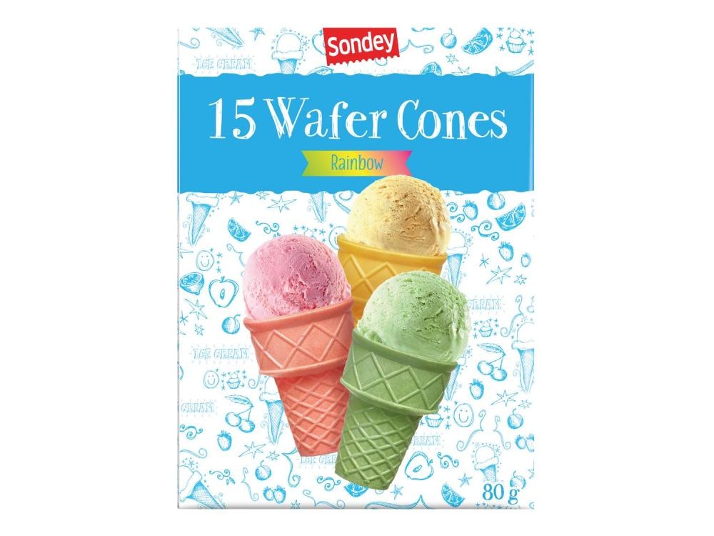 SONDEY Šareni korneti 80 g - Akcija u trgovini Lidl