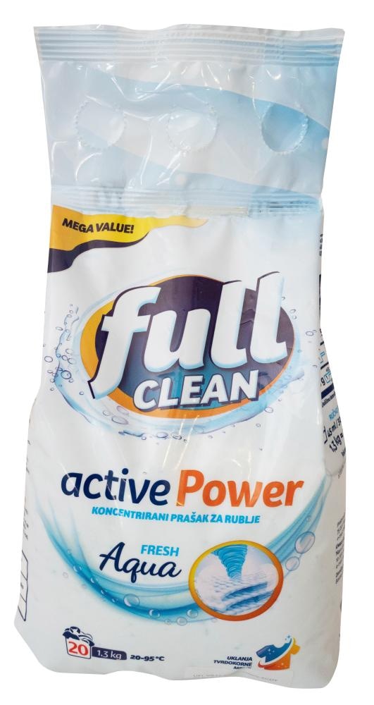 Full Deterdžent za rublje Clean Aqua Fresh 1,3 kg - Akcija u trgovini Gavranović