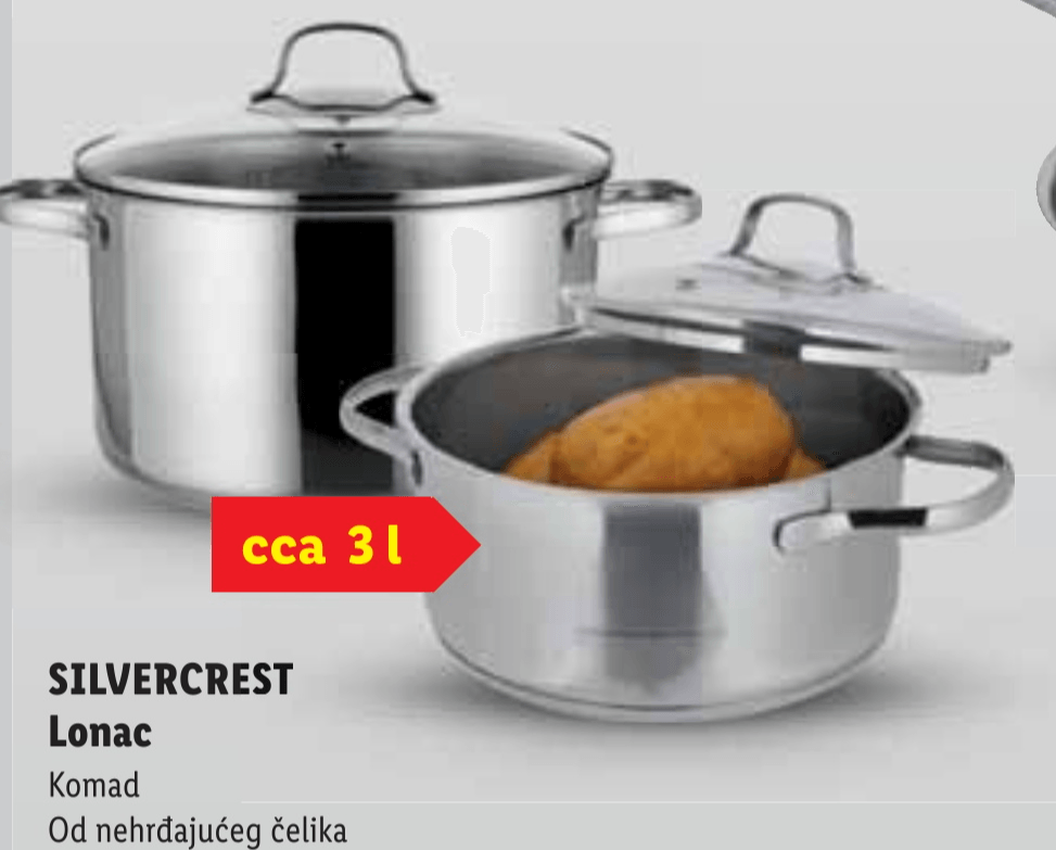 Silvercrest Lonac - Akcija u trgovini Lidl