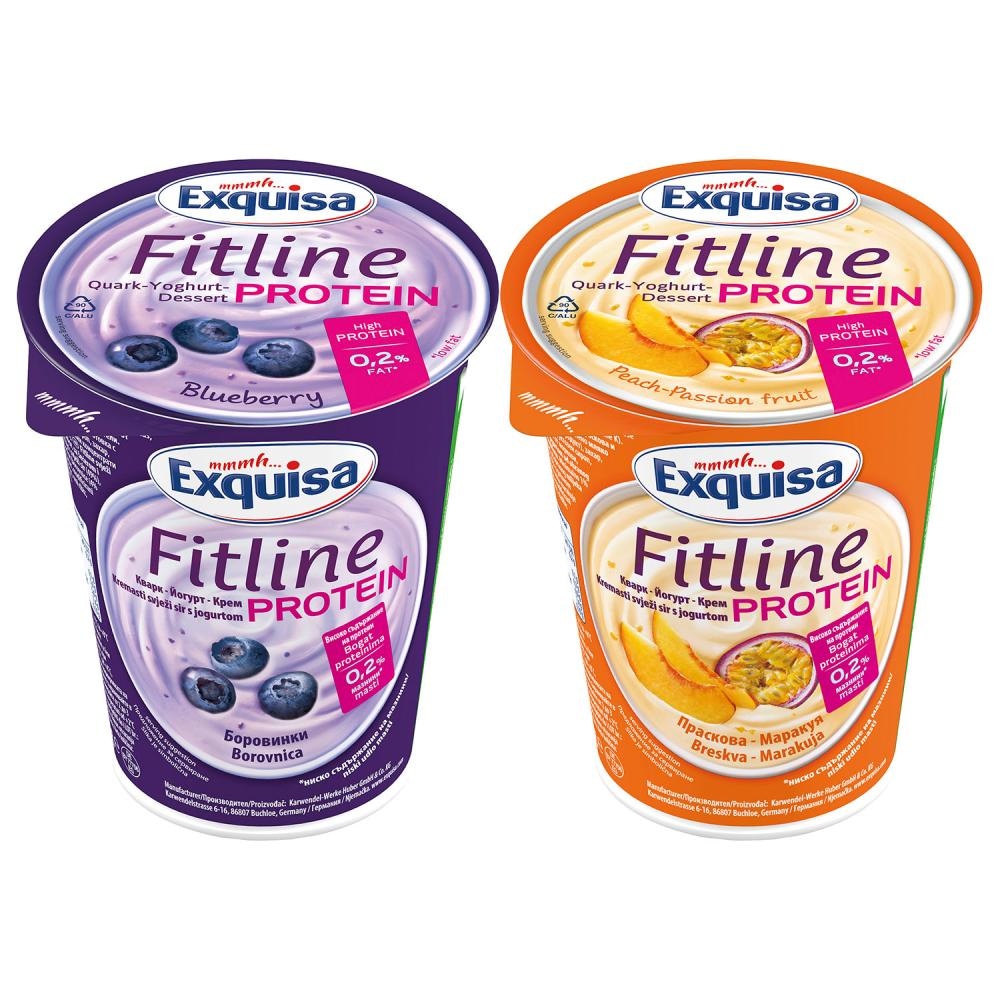 Jogurt Fitline Exquisa 400 g - Akcija u trgovini Interspar