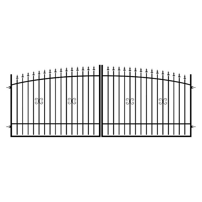 Dvokrilna vrata za ogradu 'Monica' - Akcija u trgovini Bauhaus