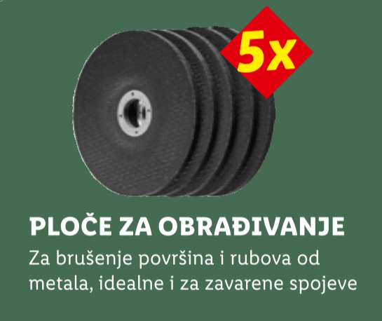 Ploče za obrađivanje 5x - Akcija u trgovini Lidl